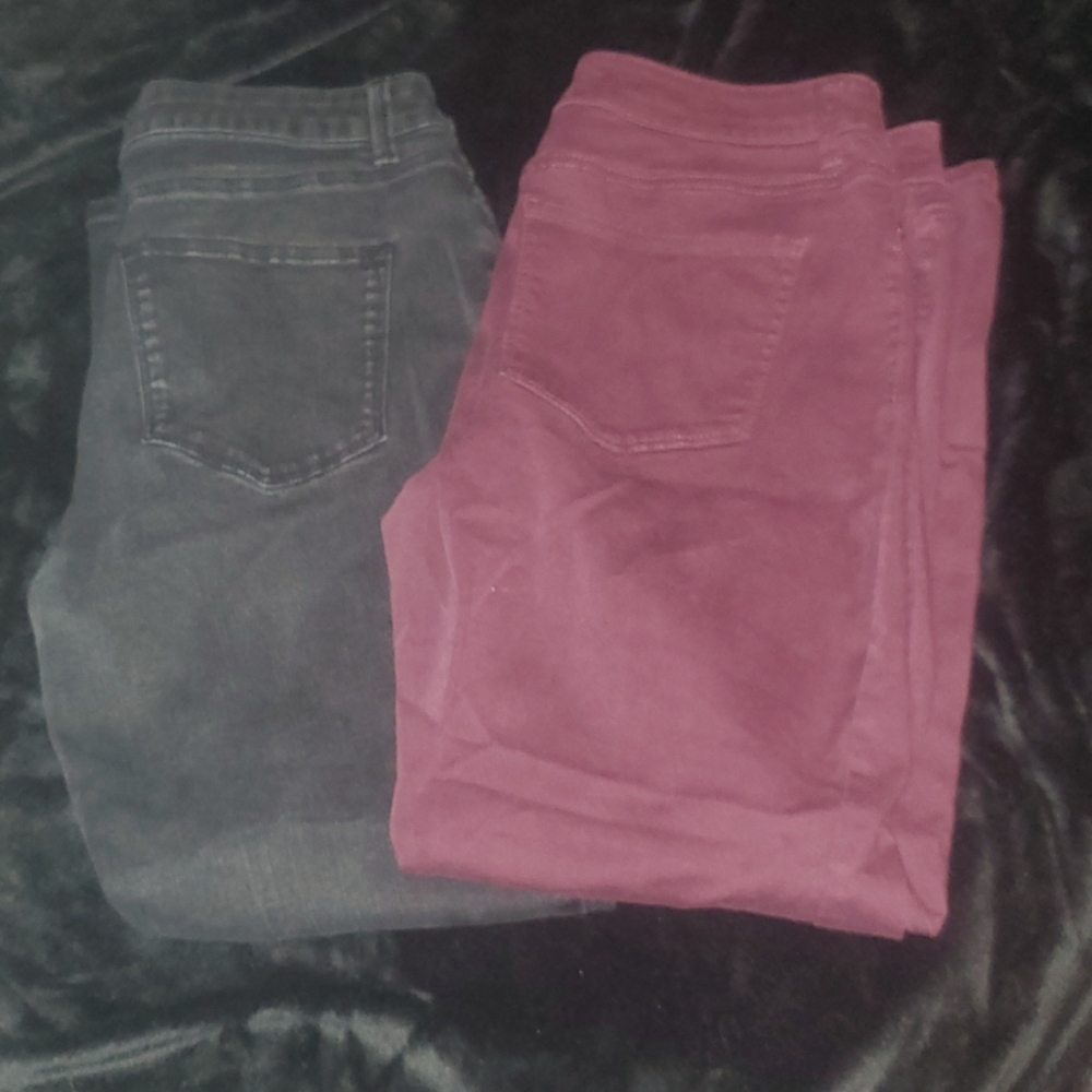 2 Pair Maurices Bottoms